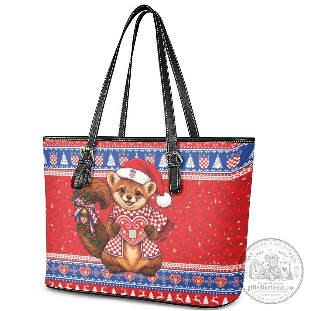 Croatian Christmas Kuna Licitar Heart Winter Holiday Tote Bag 13 Croatian Christmas Kuna Licitar Heart Winter Holiday Tote Bag