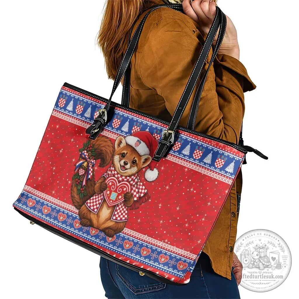 Croatian Christmas Kuna Licitar Heart Winter Holiday Tote Bag 15 Croatian Christmas Kuna Licitar Heart Winter Holiday Tote Bag