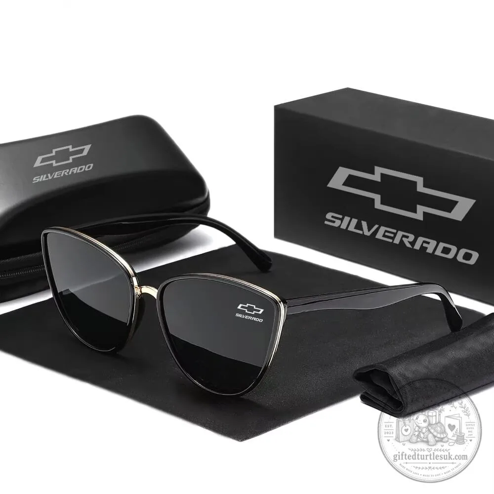 Chevrolet Silverado Cat Eye Sunglasses for Women, Fashionable Design