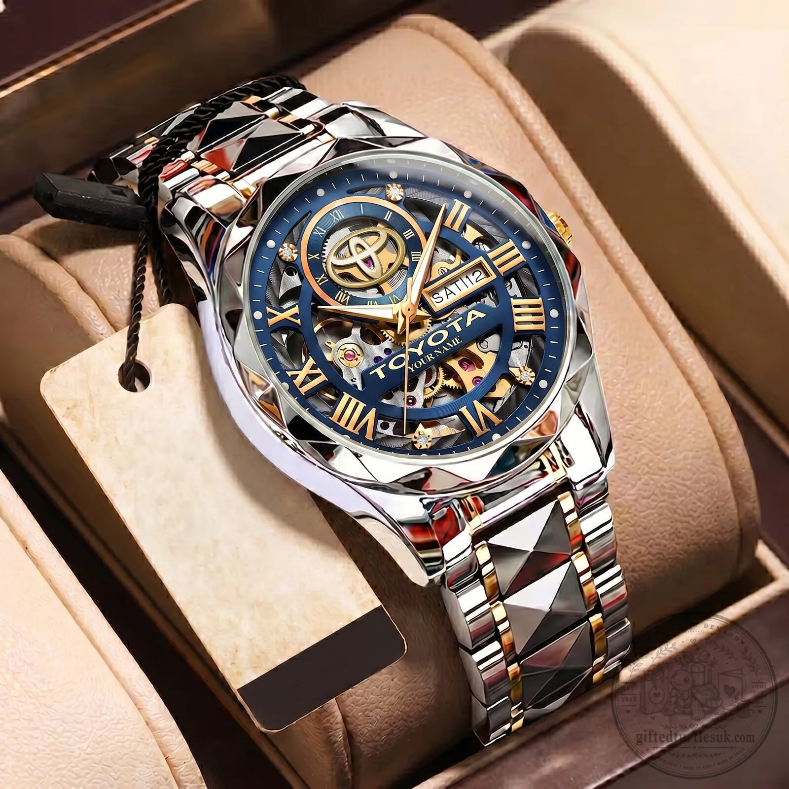 Toyota Custom Name Elegant Fashion Design Automatic Movement Watch