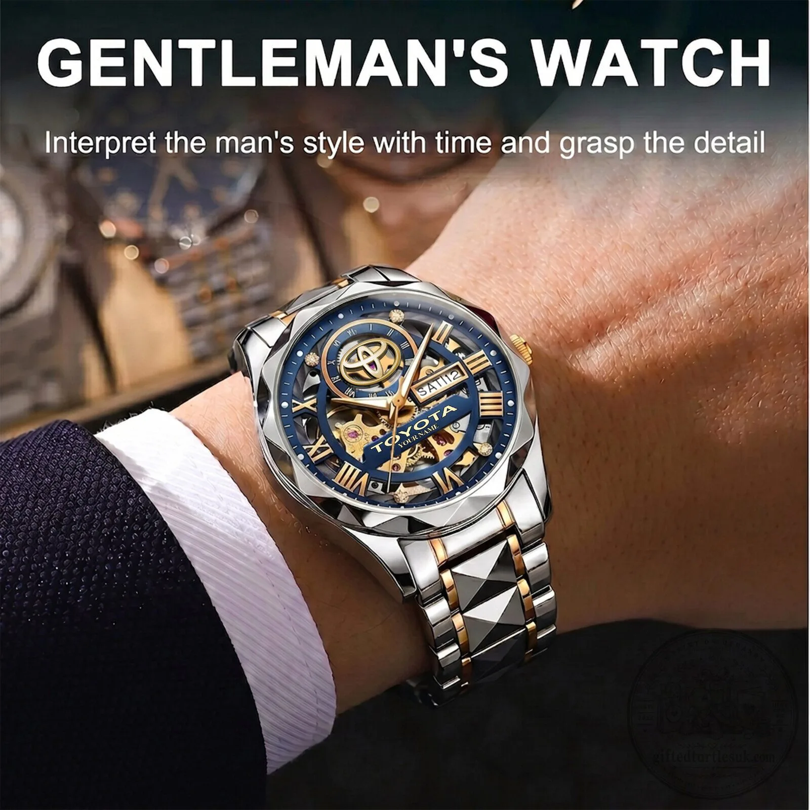 Toyota Custom Name Elegant Fashion Design Automatic Movement Watch 12 Toyota Custom Name Elegant Fashion Design Automatic Movement Watch