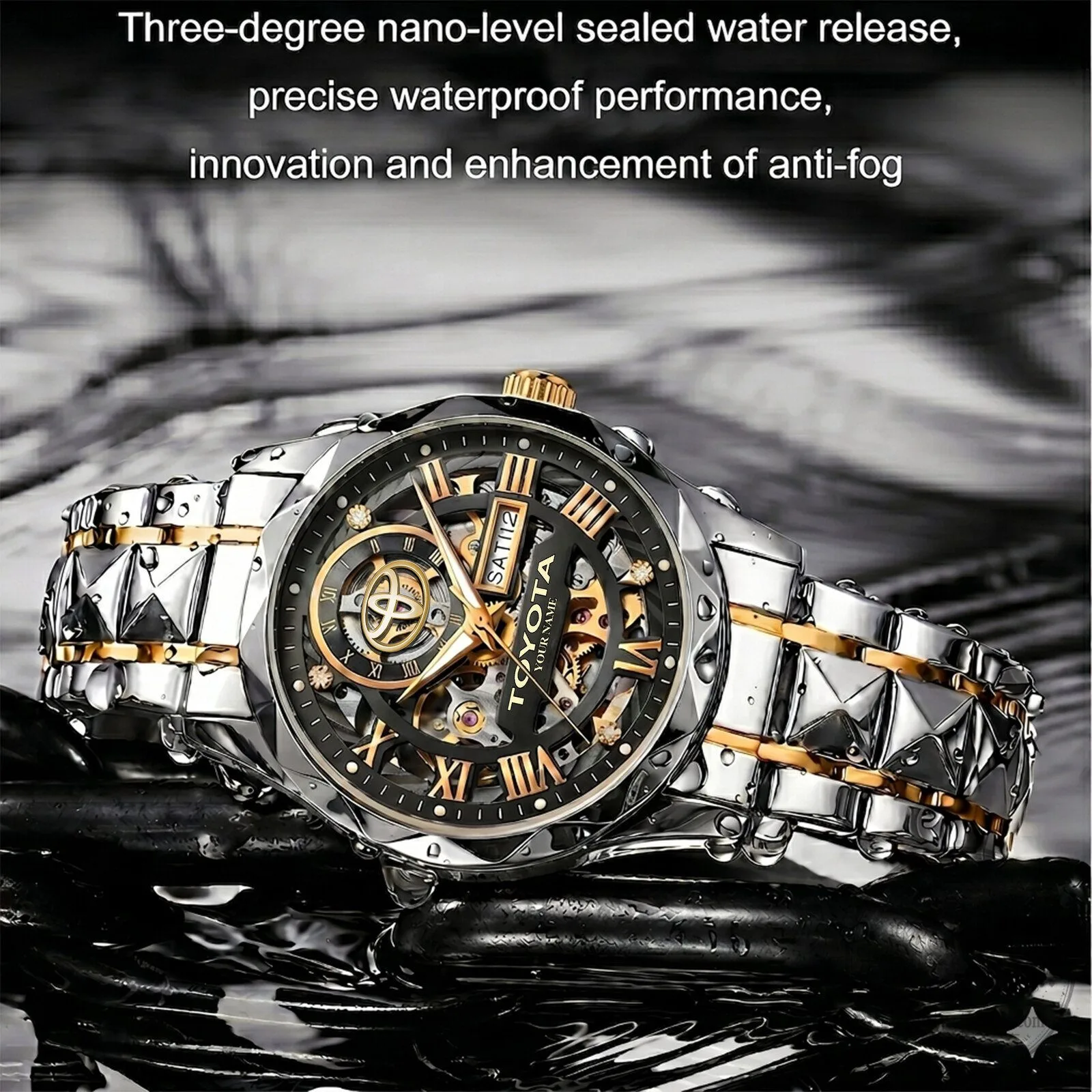Toyota Custom Name Elegant Fashion Design Automatic Movement Watch 14 Toyota Custom Name Elegant Fashion Design Automatic Movement Watch