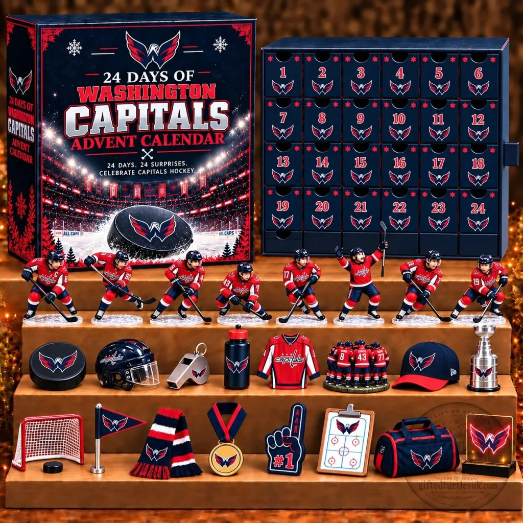 Washington Capitals Hockey Team 24-Day Advent Calendar Blind Box Washington Capitals Hockey Team 24-Day Advent Calendar Blind Box
