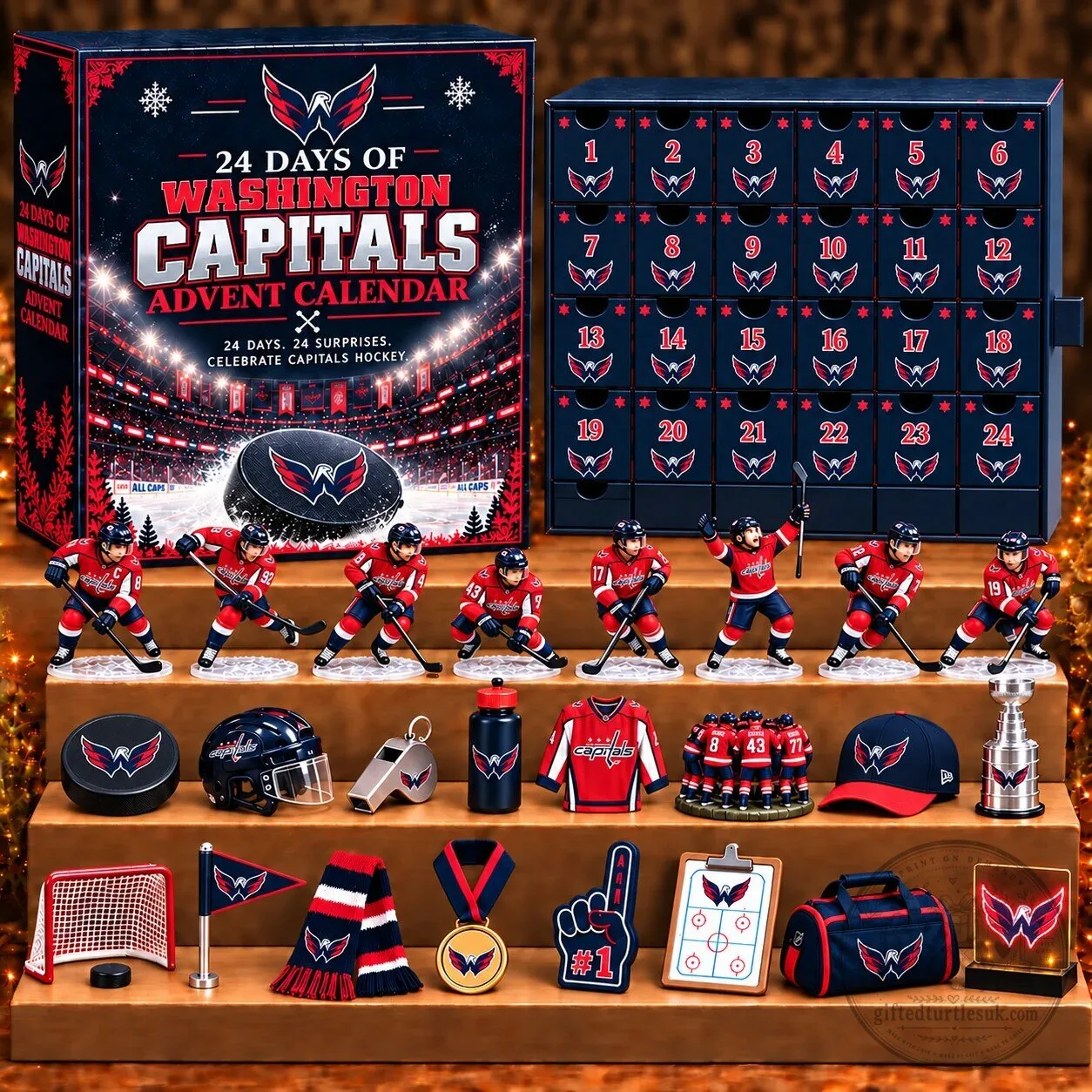 Washington Capitals Hockey Team 24-Day Advent Calendar Blind Box 3 Washington Capitals Hockey Team 24-Day Advent Calendar Blind Box