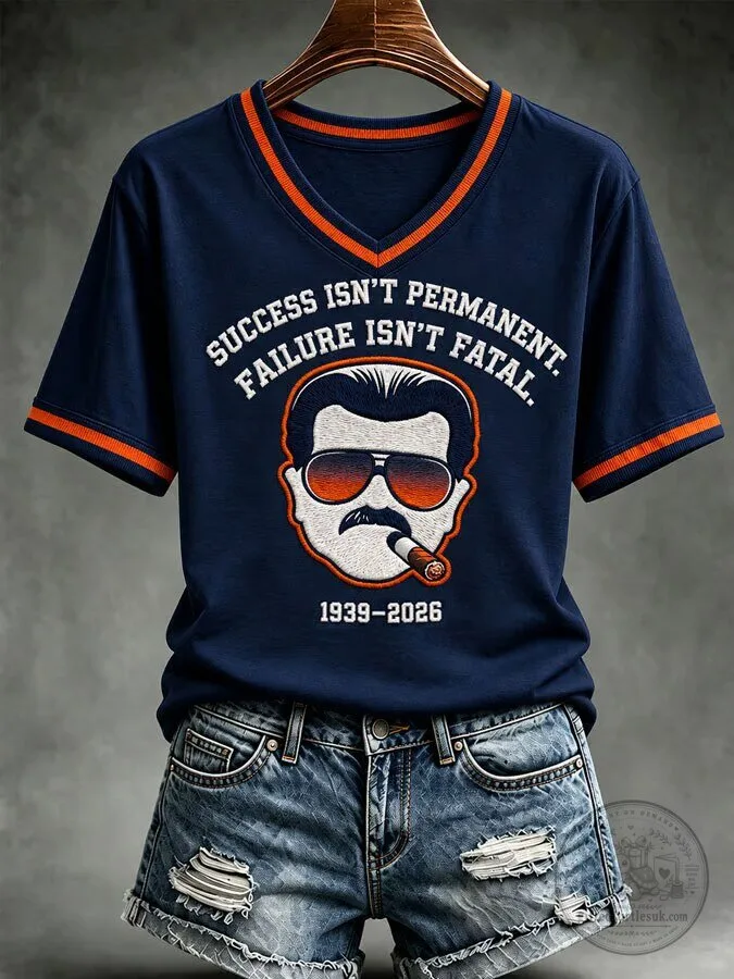 Don Shula Success Isn't Permanent Failure Isn't Fatal Quote T-Shirt