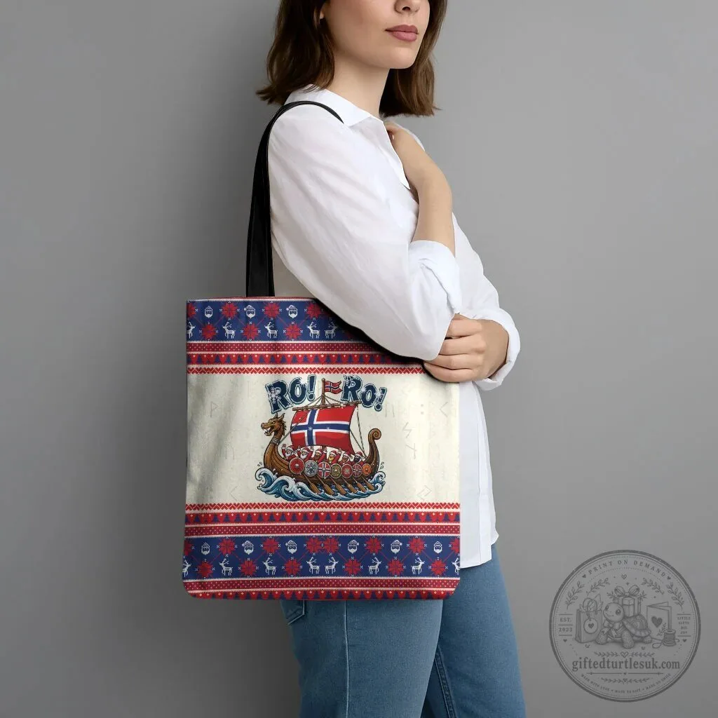 Ro Ro Viking Santa Claus Norwegian Christmas Holiday Tote Bag 9 Ro Ro Viking Santa Claus Norwegian Christmas Holiday Tote Bag