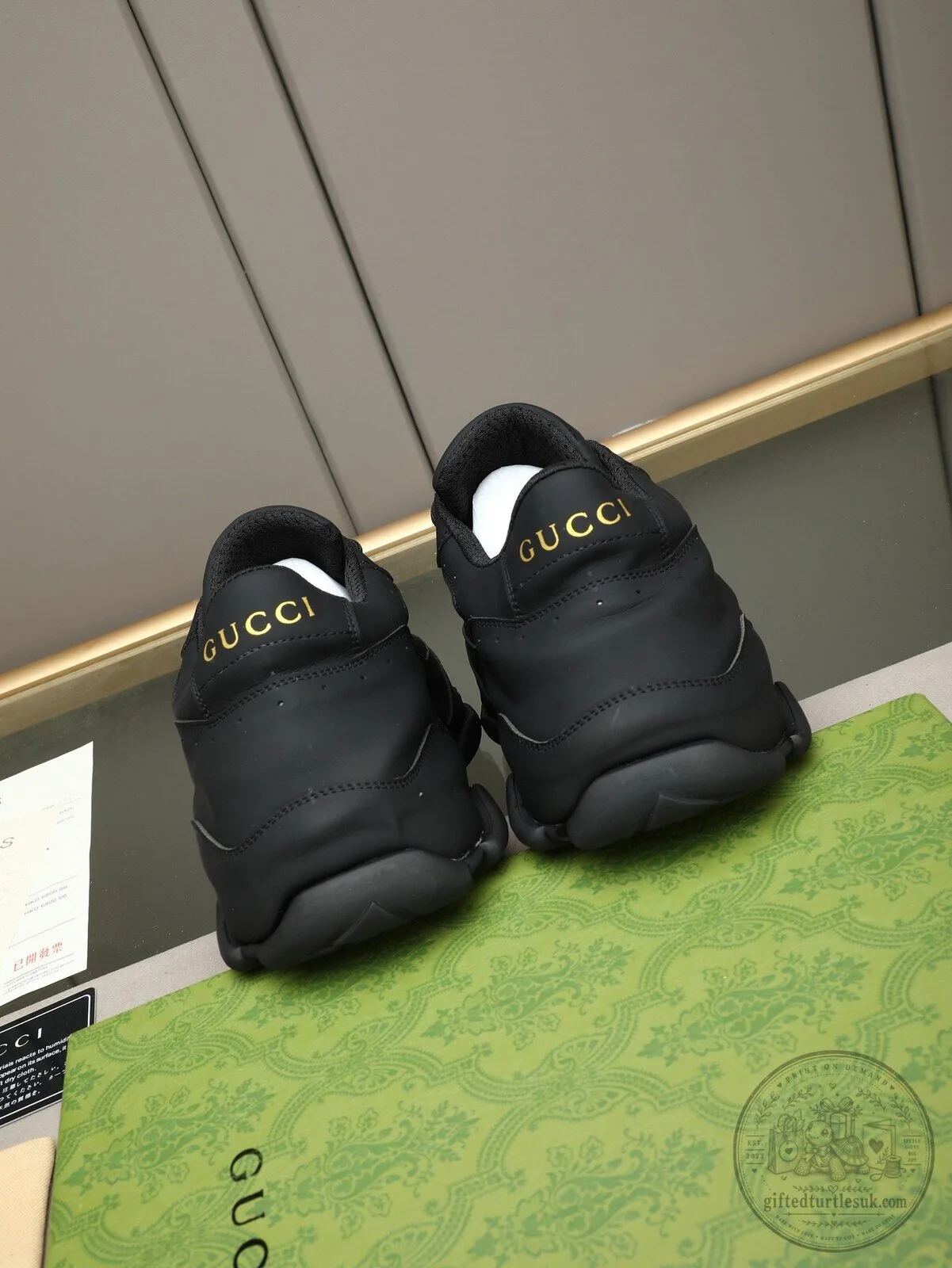 Gucci Black Mesh and Leather Low-Top Sneakers for Men and Women 10 Gucci Black Mesh and Leather Low-Top Sneakers for Men and Women