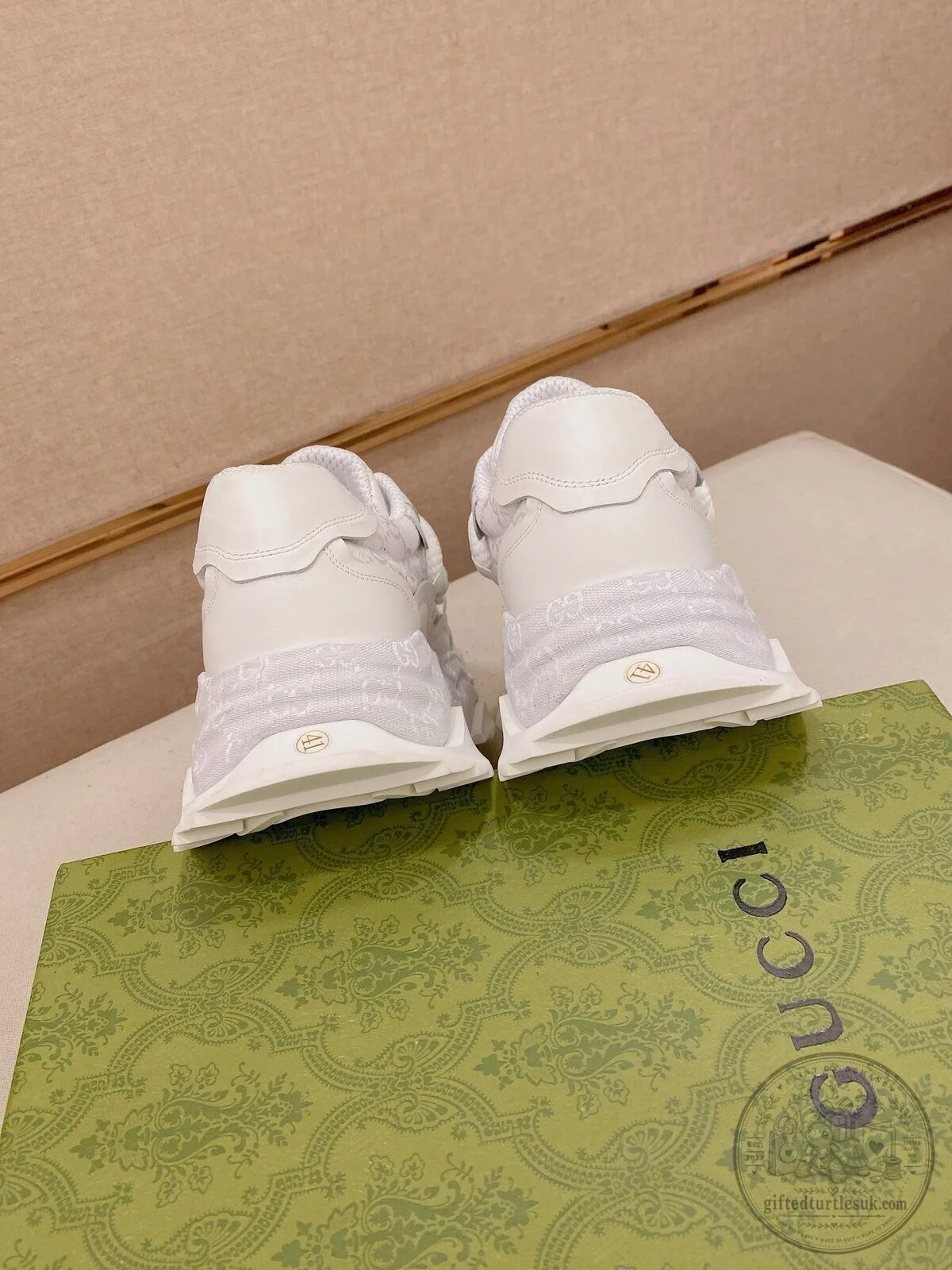 Gucci White Leather Chunky Platform Sneakers for Women 10 Gucci White Leather Chunky Platform Sneakers for Women