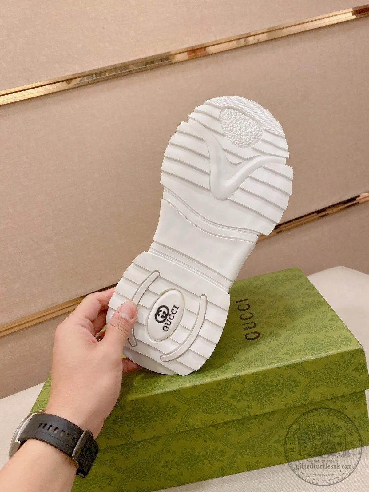 Gucci White Leather Chunky Platform Sneakers for Women 11 Gucci White Leather Chunky Platform Sneakers for Women